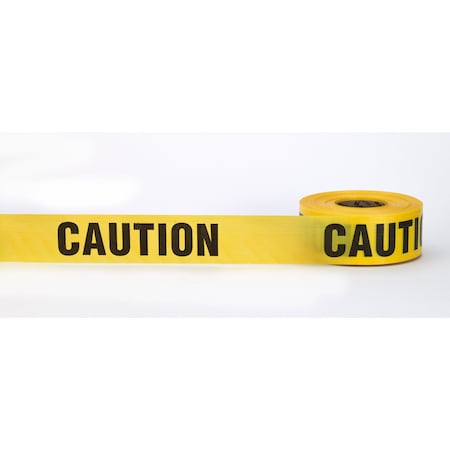 Mutual Industries Barricade Tape, Do Not Enter, Yellow, Polyethylene 17779-41-3000